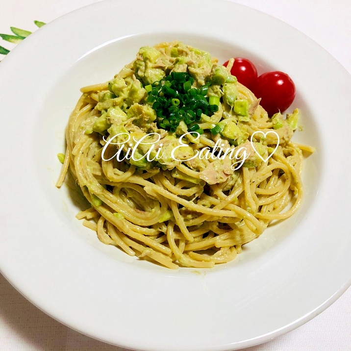 ♡アボカドとツナを和えるだけ♪和風醤油マヨパスタ♡